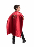 Batman & Superman 2-in-1 Reversible Cape w/ Batman Mask Youth OS