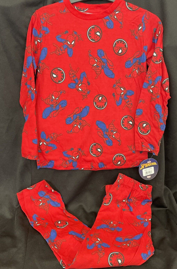 Kids Marvel Spiderman Size 8 Pants Pajama Set