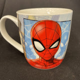 Spiderman In Action & Face Pose Mug 400ml