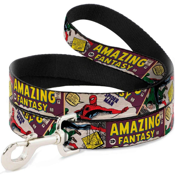 Marvel Dog Leash - Spider-Man AMAZING FANTASY WSPD055 1”x4’