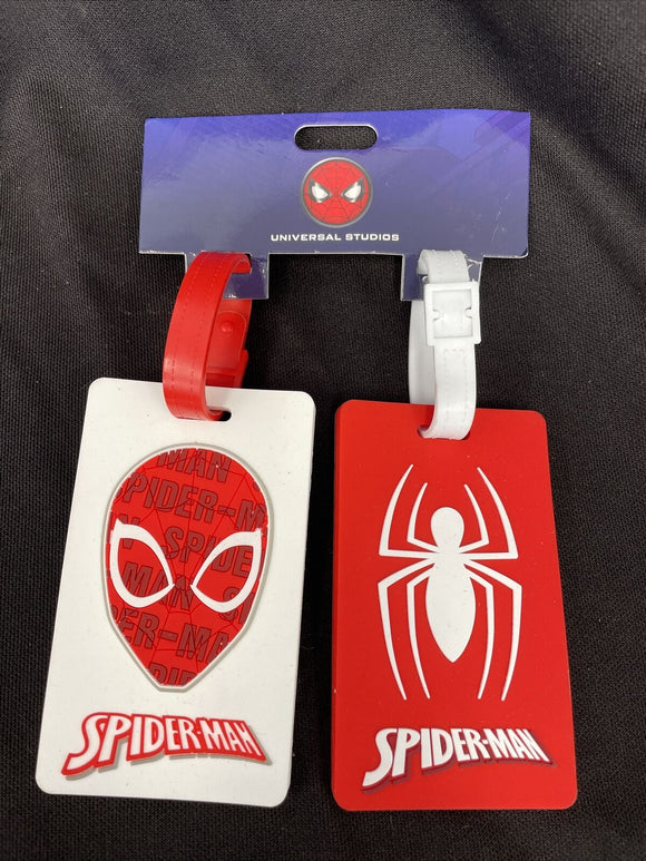 Universal Studios Marvel Spiderman Luggage Tags 2 Pack