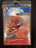 Power Rangers Ninja Steel Party Supplies Thank You Cards 8ct.