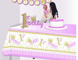 Happy 1st Birthday Stand Up Party Decor Forum Novelties Gold/Pink