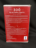 Holiday Time Indoor & Outdoor Mini String Christmas Lights 65.7’ 300 Ct Blue3