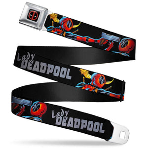 Deadpool LogoSeatbelt Belt - Deadpool Corps Issue #2 LADY DEADPOOL- WDP054