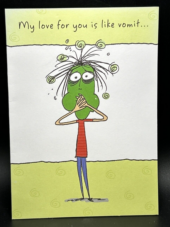 Humor Love Greeting Card w/Envelope