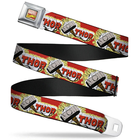 MARVEL COMICS Marvel Comics Logo Full Color Seatbelt Belt - WTH005