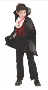 TRANSYLVANIAN VAMPIRE DRACULA CHILD BOYS  HALLOWEEN COSTUME Small 4-6