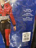 Batman's Harley Quinn Deluxe Costume for Girls Size Large 10-126