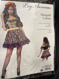 Women's Sugar Skull Day of the Dead Costume- Día De Los Muertos Dress Small