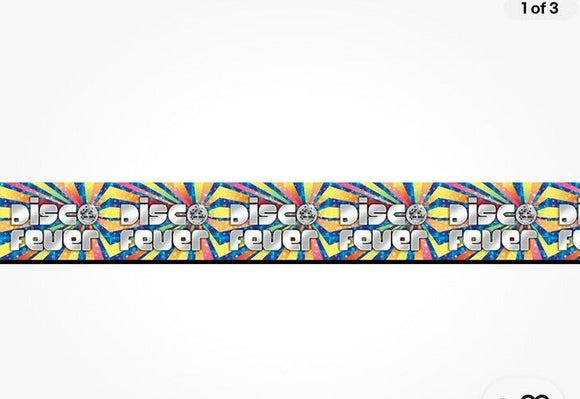 28”x50 Ft Disco Fever Banner / Border Rpll 70s 80s Party Decoration
