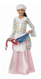 Patriotic Colonial Betsy Ross Costume for Girls Size Large 12-140