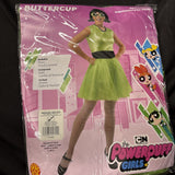 Womens Buttercup Powerpuff Girls 2-pc. Costume Size Medium 8-102