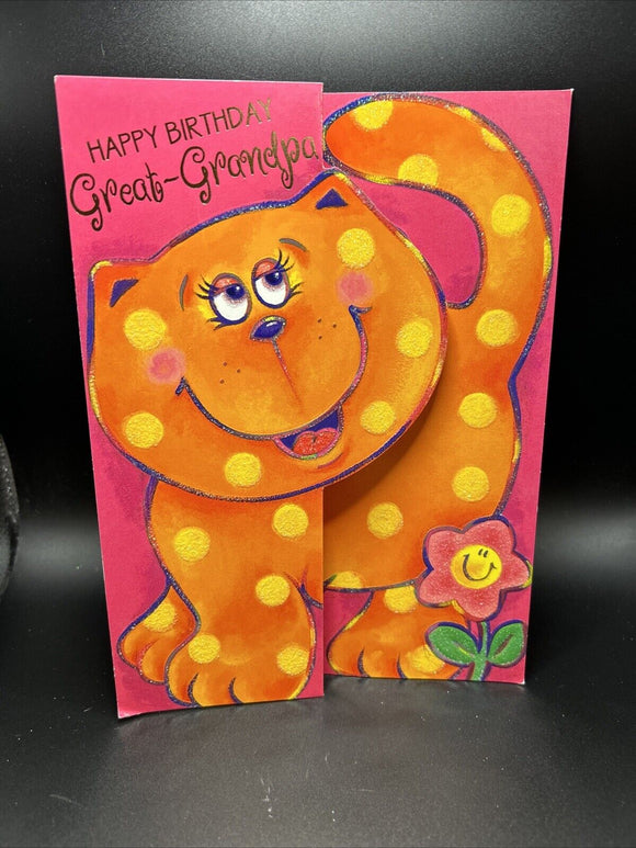 Happy Birthday Great-Grandpa Greeting Card w/Envelope