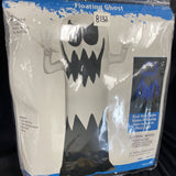 Kids Floating Ghost White Child Halloween Costume Size M 8-10