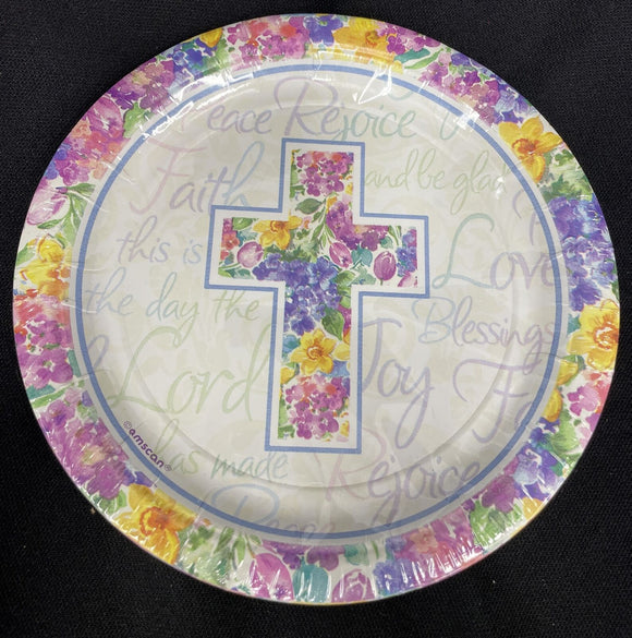 Joyful Blessings 18Ct Dessert Plates 7” Communion/Confirmation