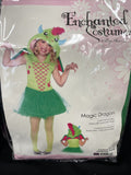 Magic Dragon Child Costume Size Small 4-6 Halloween Enchanted Costume Fun