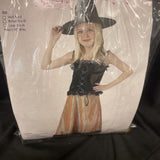Childs Elegant Witch Costume Size Medium 8-10