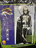 Mens Adult Scary Halloween Deluxe SKELETON Costume Size Medium Fits 38-40