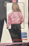 1950s Classic Movie Satin Pink Ladies Jacket Costume Size XLarge 14-162