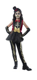 Circus Skeleton Girl Child Costume Size Medium0