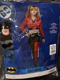 Batman's Harley Quinn Deluxe Costume for Girls Size Large 10-125