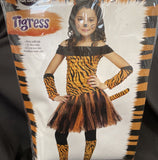 Tigress Girl's Halloween Costume Size Large 12-14