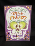 Happy Halloween Grandson Greeting Card w/Envelope