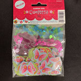 Garden Girl Butterfly Flower Ladybug Birthday Party Decoration Confetti 3-Pack