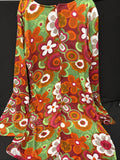 Charades womens Flower Babe Dress 60’s Costume Size S2