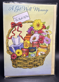 Get Well From Both of Us Greeting Card w/Envelope