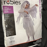 Rubies Ghostly Girl Costume Hooded Dress For Kids Girls Large 10-123
