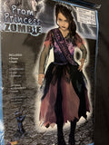 Prom Princess Zombie Costume for Kids Large 12-142