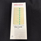 Office Depot Double Sided Biweekly Time Cards 17th Day 0
