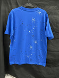 Marvel Avengers Youth T-shirt Blue Splatter Size Lg (14)