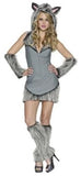 Delicious Wolf Costume Small Grey0