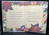 Merry Christmas Grandfather Greeting Card w/Envelope