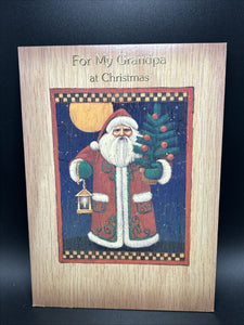 Merry Christmas Grandpa Greeting Card w/Envelope
