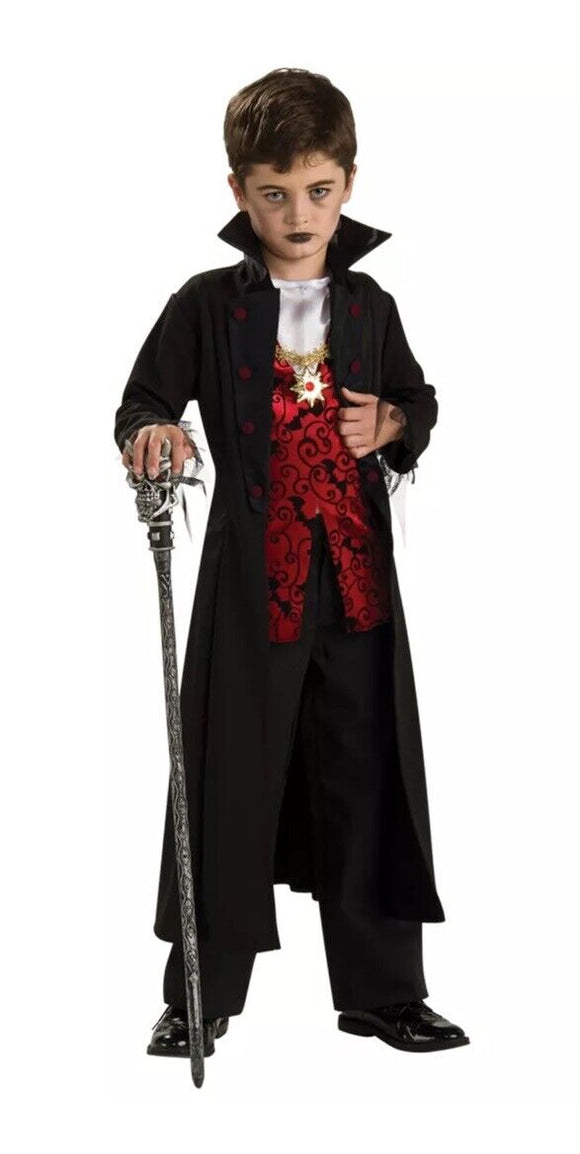 Boys Royal Vampire Costume Size Small 4-6