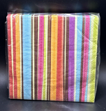 Amscan Stripe Style Beverage Napkins 16-2Ply