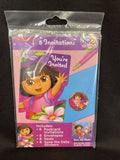 Dora the Explorer Flower Adventure Invitations-8ct-Party supplies-birthday(B)