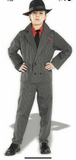 Boys MEDIUM 8-10  Gangster Costume 20's Rubies Halloween Suit