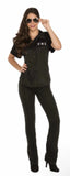 Halloween FBI Women XL 16-18 Shirt0