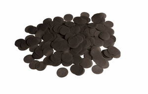 SKD Party By Forum Round Black Paper Dots Confetti 0.8oz Party Supply Decoration