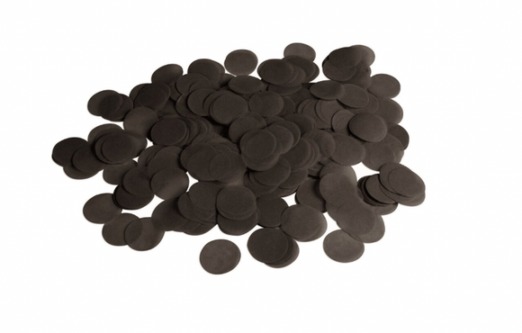 SKD Party By Forum Round Black Paper Dots Confetti 0.8oz Party Supply Decoration
