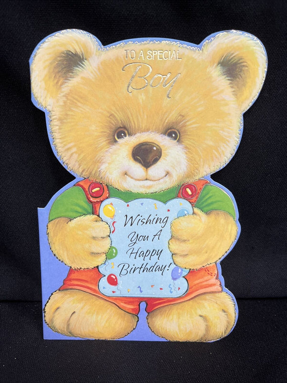 Happy Birthday Boy Greeting Card w/Envelope