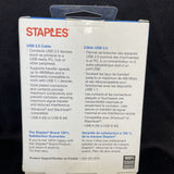 NEW Staples USB 2.0 Gold-Plated Cable - 11 ft