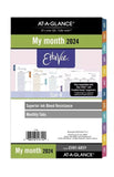AT-A-GLANCE (EV81-685Y) EttaVee 2024 Monthly Loose-Leaf Planner Refill Desk Size