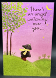 Angel Watching Over You Greeting Card w/Envelope0