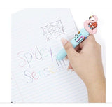 MARVEL yoobi Floaty Spiderman & Pink Flamingo Mini 10 Color Retractable Pen